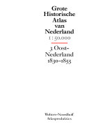 Grote historische atlas van Nederland: Zuid-Nederland 1838-1857 Cover