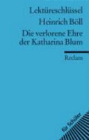 Heinrich Böll, Die verlorene Ehre der Katharina Blum Cover