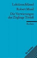 Robert Musil, Die Verwirrungen des Zöglings Törleß Cover