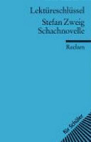 Stefan Zweig, Schachnovelle Cover