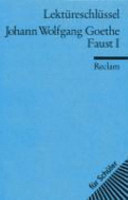 Johann Wolfgang Goethe, Faust I Cover
